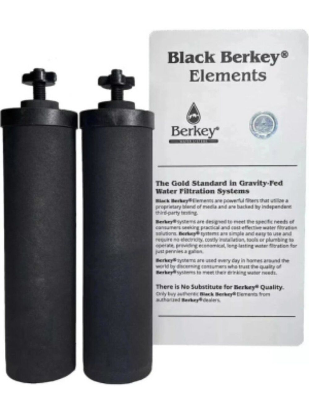 Berkey Authentic Black BB9-2 Water replacement Filters For Berkey Water System
